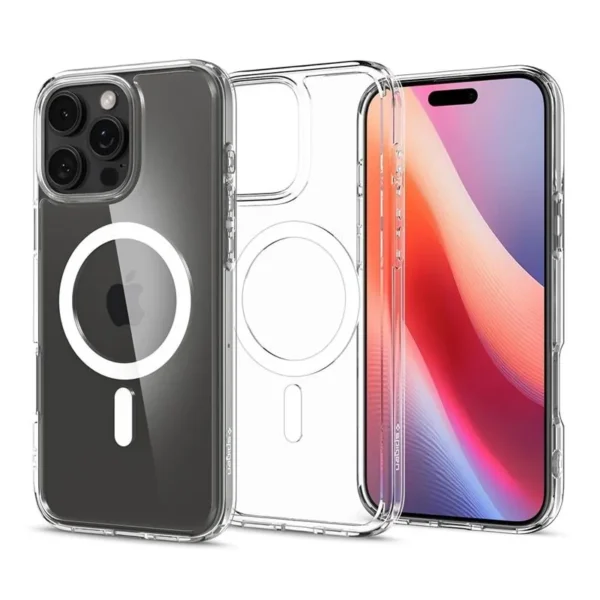 Spigen Ultra Hybrid MagSafe Hoesje iPhone 16 Pro Max Wit
