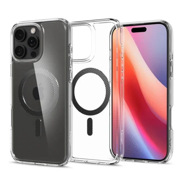 Spigen Ultra Hybrid MagSafe Hoesje iPhone 16 Pro Max Koolstofvezel