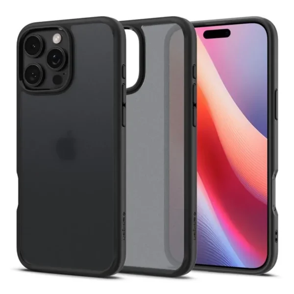Spigen Ultra Hybrid Hoesje iPhone 16 Pro Frost Black