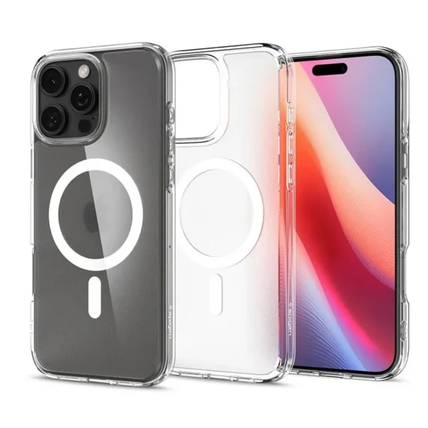 Spigen MagSafe Ultra Hybrid Hoesje iPhone 16 Pro Frost Clear
