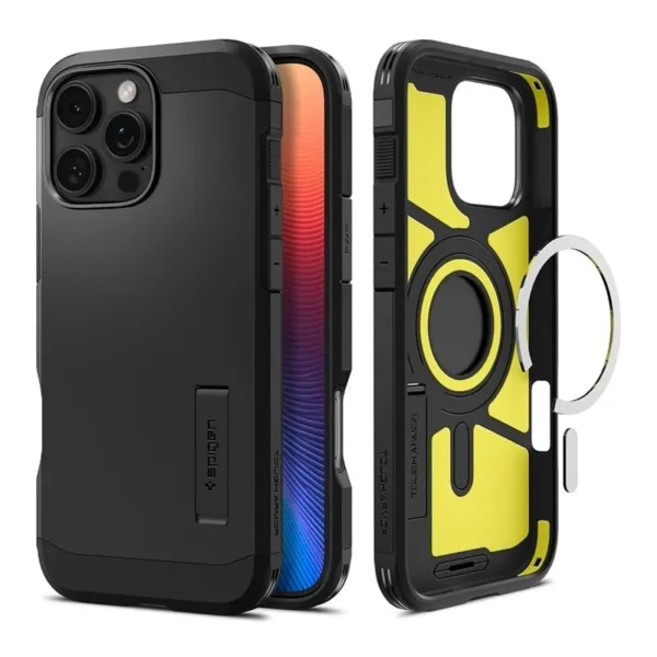 Spigen MagSafe Tough Armor Hoesje iPhone 16 Pro Zwart
