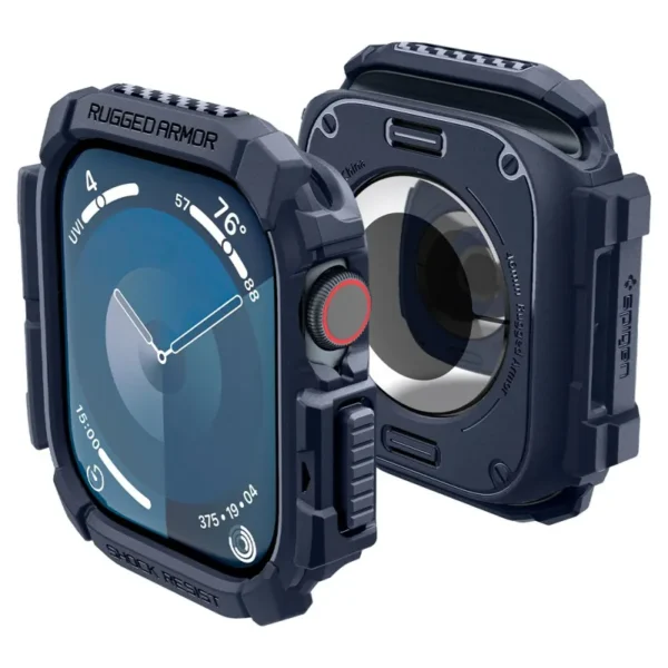 Spigen Rugged Armor Apple Watch 10 / 11 (46 mm) Marineblauw