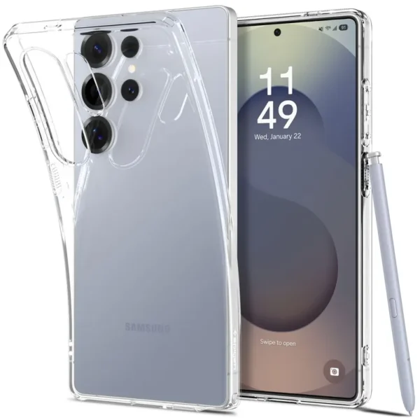 Spigen Liquid Crystal Hoesje Samsung Galaxy S25 Ultra Crystal Transparant