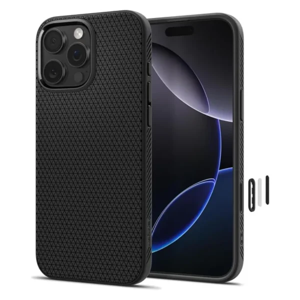Spigen Liquid Air T MagSafe Hoesje iPhone 16 Pro Max Mat Zwart