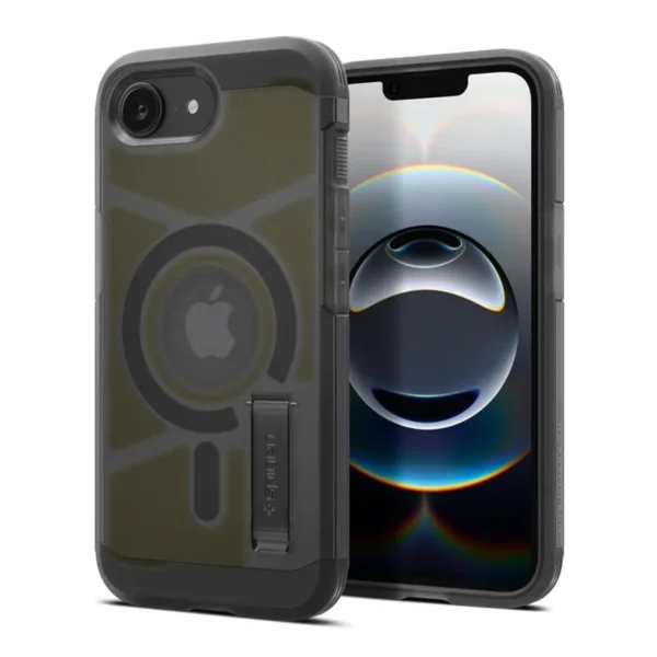 Spigen Telefoonhoesje voor iPhone 16e MagSafe Tough Armor - Frost Black