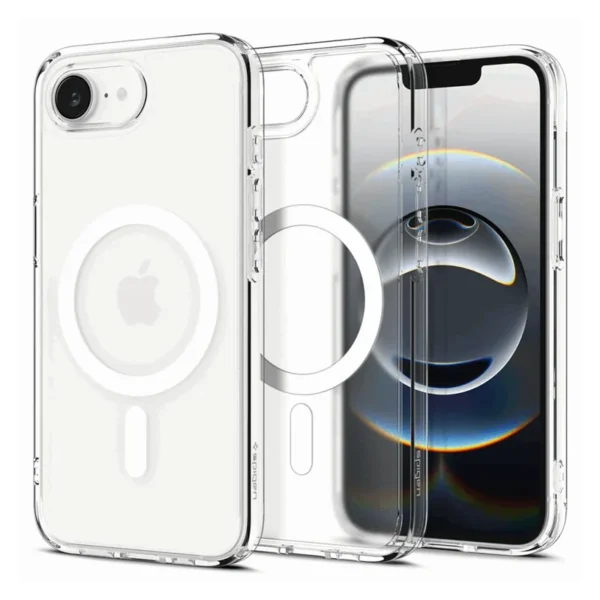 Spigen Telefoonhoesje voor iPhone 16e/iPhone 17e MagSafe Ultra Hybrid - Frost Wit
