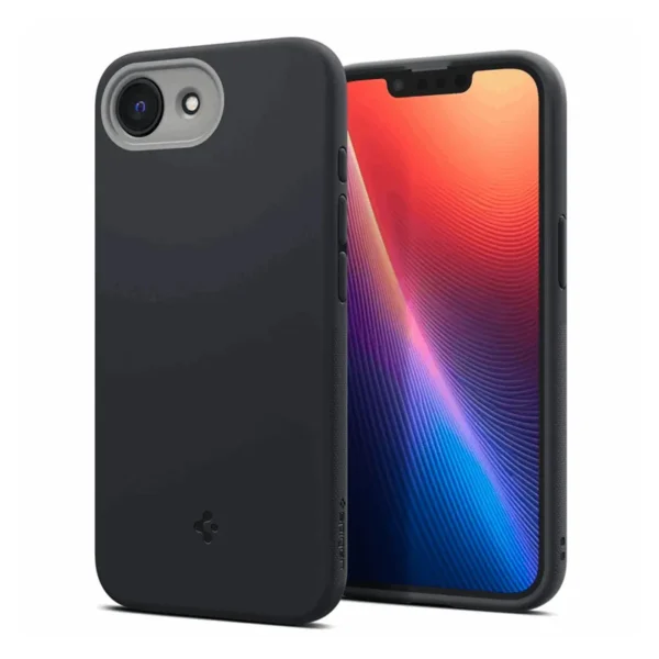 Spigen Telefoonhoesje voor iPhone 16e/iPhone 17e MagSafe Nano Pop - Zwart Sesam