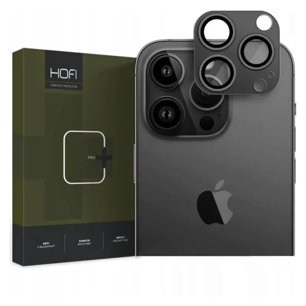 Hofi Gehard Glas Cameralensbeschermer iPhone 15 Pro Max / iPhone 15 Pro Zwart