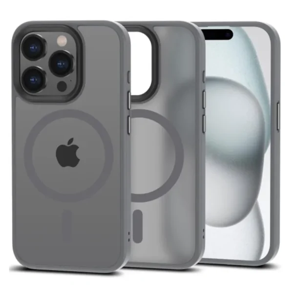 Tech-Protect Hoesje iPhone 15 Pro MagSafe MagMat Titanium