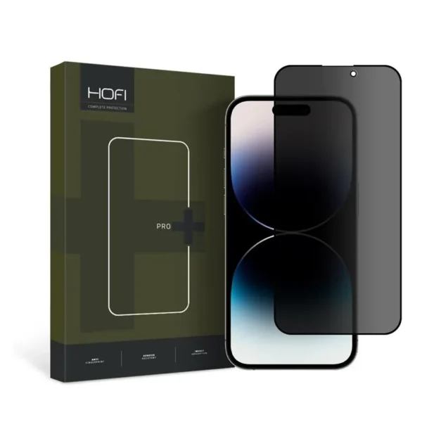 Hofi Privacy Gehard Glas Schermbeschermer iPhone 14 Pro
