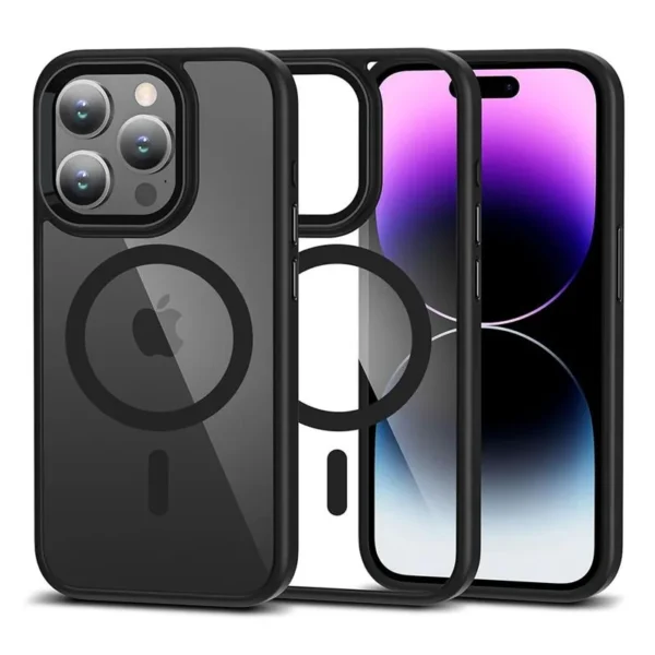 Tech-Protect Hoesje iPhone 15 Pro MagSafe MagMat Zwart