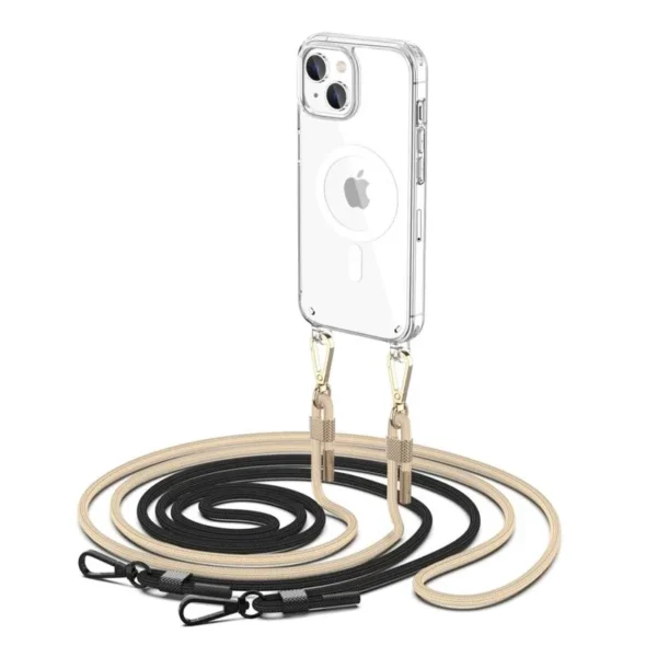 Tech-Protect Hoesje iPhone 15 Mobiele Halskettinghoes MagSafe FlexAir