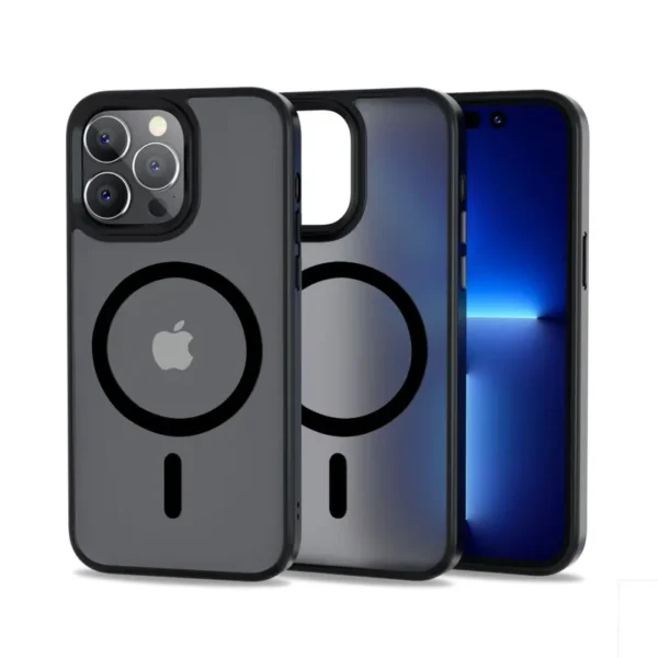 Tech-Protect MagMat MagSafe Hoesje iPhone 14 Pro Mat Zwart