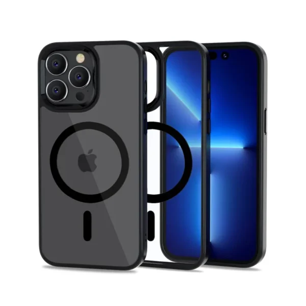 Tech-Protect / MagSafe Hoesje iPhone 14 Pro Zwart / Transparant